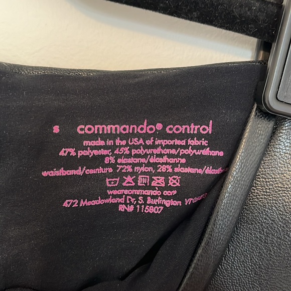 Commando Faux Leather Leggings size S - Picture 4 of 5